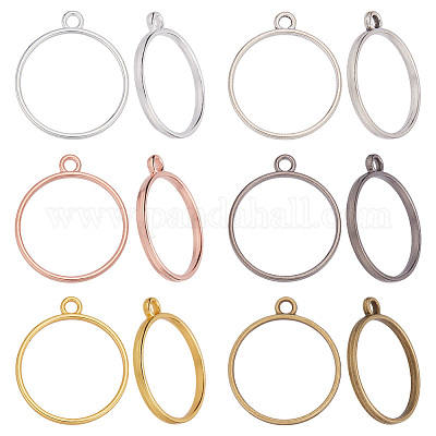 60 шт. 6-цветный набор для колец из цинкового сплава&nbsp;FIND-WR0012-06-1