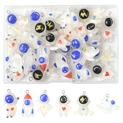 24шт 8 стиля подвески из смолы RESI-FS0002-18B-1