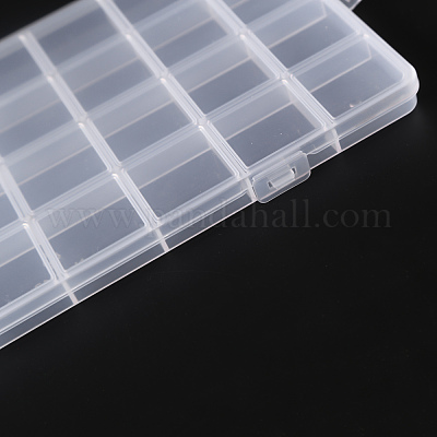 48 Compartment Storage Box Clear Seed Bead Organizer Small