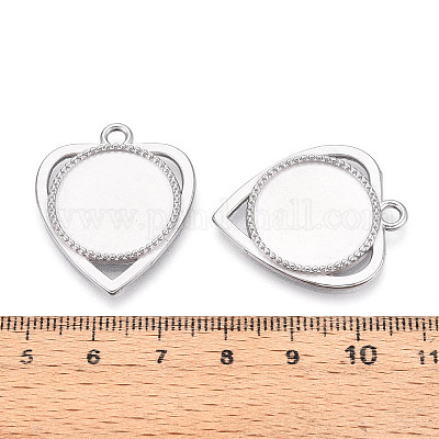 Подвесной элемент из нержавеющей стали 304 в виде кабошона STAS-N114-05P-1