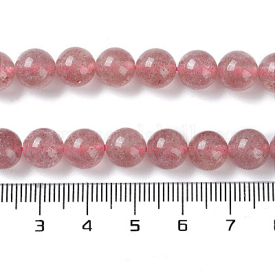 Natürlichen Erdbeere Quarzperlen Stränge&nbsp;X-G-R435-03-A01-1