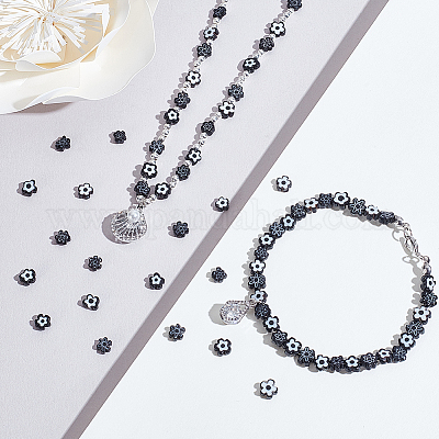 2 нити стеклянных бусин миллефиори ручной работы LAMP-GA0001-17B-01-1