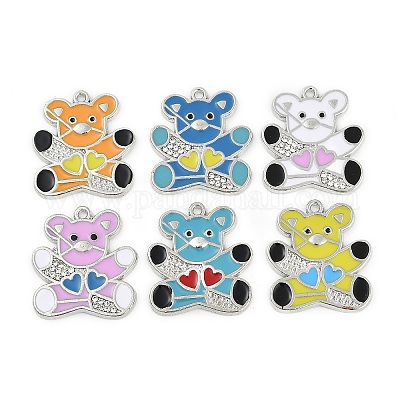 Подвески из эмали и сплава FIND-K020-28P-1