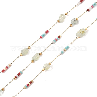 Цепи из натуральных агатовых звеньев CHS-C012-03C-G-1