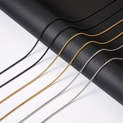 6м 3 цвета вакуумное покрытие pvd венецианские цепи из нержавеющей стали 304 CHS-TA0001-23-1