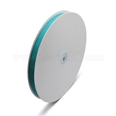 1-1/2 inch Single Face Velvet Ribbon, Light Sea Green, 1-1/2 inch(38.1mm),  about 25yards/roll(22.86m/roll)