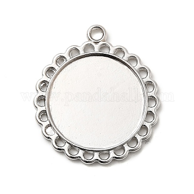 Сеттинги для кулона ( кабошона ) тибетского стиля TIBE-21668-P-RS-1