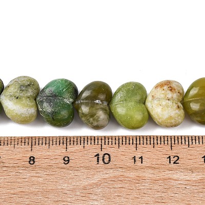 Натуральные бусины из серпентина&nbsp;G-D098-B06-1