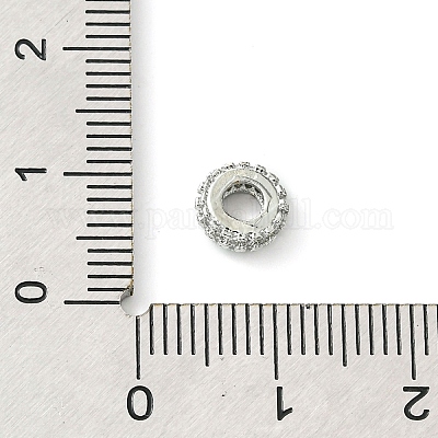 Покрытие стойки латунные прозрачные бусины из кубического циркония KK-G501-06B-P-1