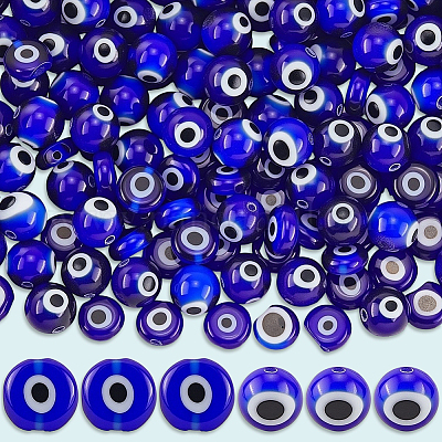 4 нити 2 стиля бусины ручной работы от сглаза лэмпворк нити LAMP-LT0001-14-1