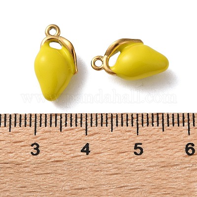 Подвески из нержавеющей стали 304 с эмалью STAS-B100-06G-06-1