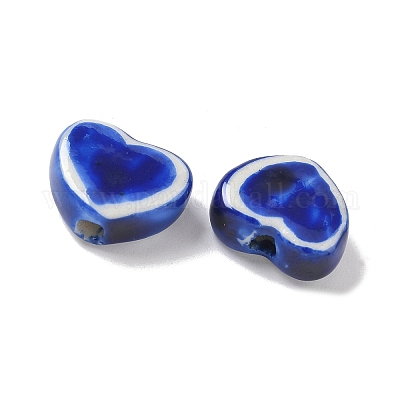 Фарфоровые бусины ручной работы PORC-P031-03D-1