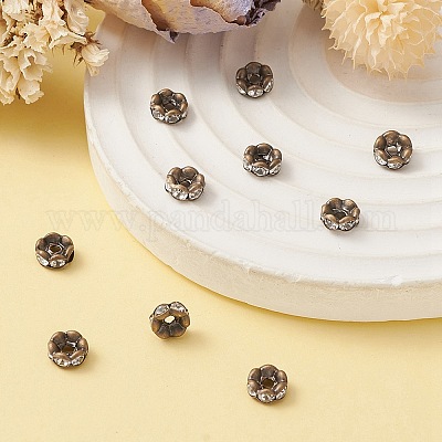 Латунные бусины разделители для поставки стразов RB-YW0001-05B-01AB-1