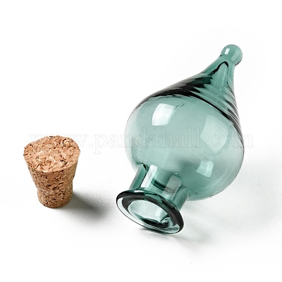 Орнамент из стеклянных пробковых бутылок AJEW-A039-01D-1