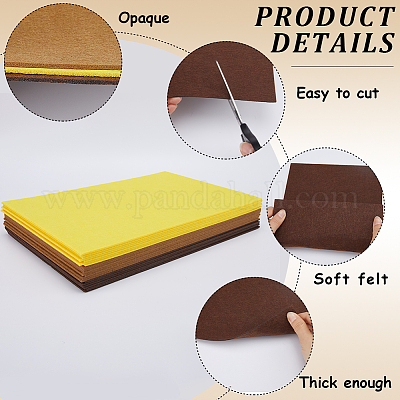 21шт. нетканый войлочный материал 3 цветов SENE-CP0001-01B-1