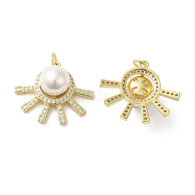 Стойки обшивки латунь микро проложить Циркон подвеску KK-F854-06G-1