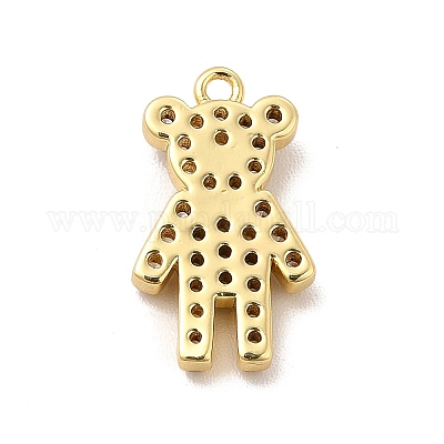 Стойки обшивки латунь микро проложить Циркон подвеску KK-P230-16G-1