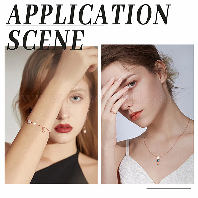 80шт 4 стильные латунные бусины KK-AR0003-54-1