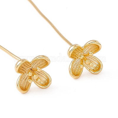 Латунные штифты в виде цветов&nbsp;LS-FIND-B009-05G-1