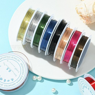 Круглая медная проволока для ювелирных изделий CWIR-S002-0.5mm-M-1