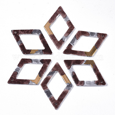 Ручной работы фарфора большие кулоны PORC-S501-012E-1