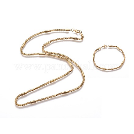 304 Stainless Steel Jewelry Sets SJEW-G073-11-1