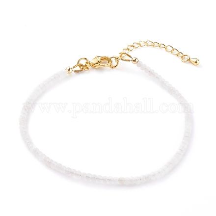Natürlichen Rosenquarz Perlen Armbänder BJEW-JB06091-04-1