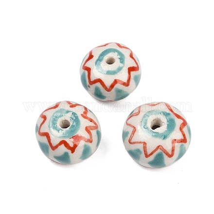 Фарфоровые бусины ручной работы PORC-I029-06-1