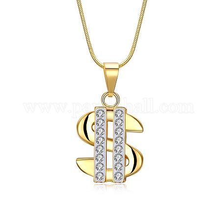Trendy Zinc Alloy Pendant Necklaces NJEW-BB24221-1