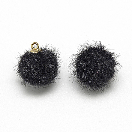 (Clearance Sale)Faux Mink Fur Covered Charms WOVE-S084-38C-1