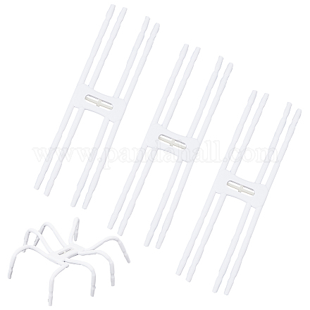Harz multifunktionaler tragbarer Spinnenhalter mit flexiblem Griff AJEW-WH0323-10A-1