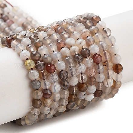 Природные Ботсвана агат бисер нитей X-G-G143-A02-01-1