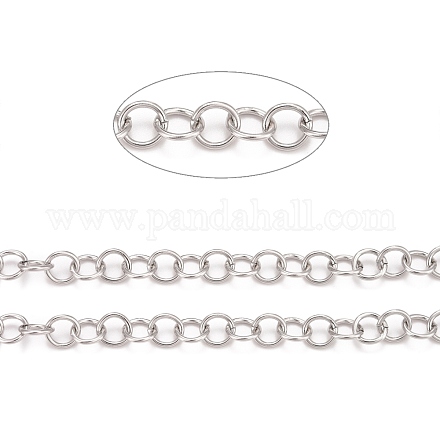304 Stainless Steel Rolo Chains CHS-F011-08E-P-1