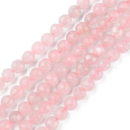 Chapelets de perles en quartz rose naturel G-G0003-D01-1