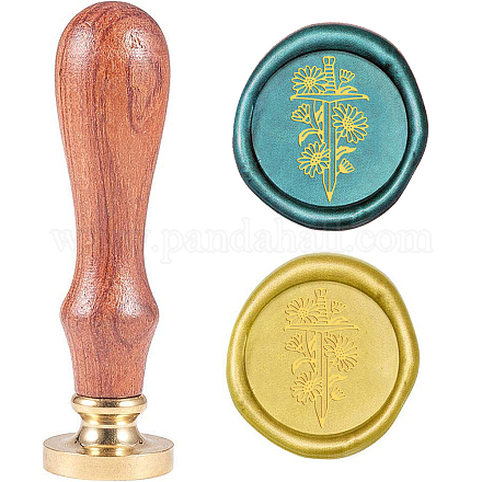 Wax Seal Stamp Set AJEW-WH0208-142-1