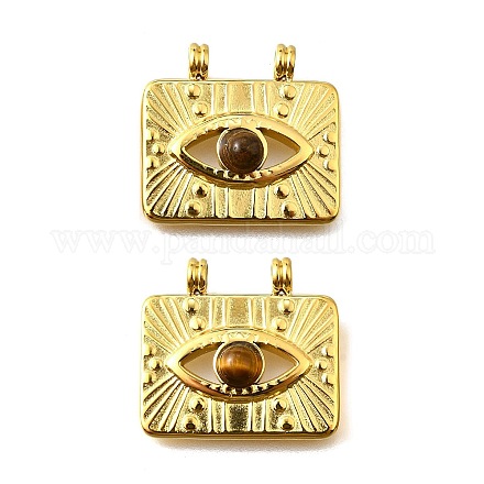 Природных тигровый глаз подвески STAS-K263-81G-02-1