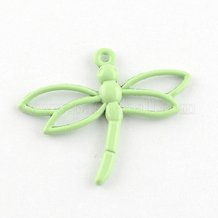 Lovely Cadmium Free & Lead Free Dragonfly Pendants for Earrings Making PALLOY-4658-04A-LF-1