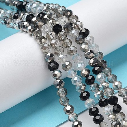 Chapelets de perles en verre X-EGLA-A034-M4mm-04-1