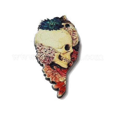 Акриловые подвески с принтом на тему Хэллоуина OACR-L018-12A-1