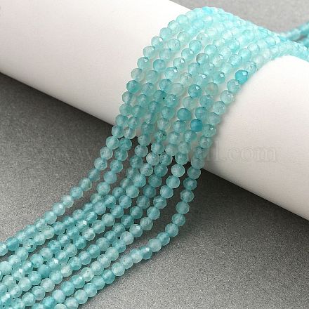 Природных амазонит бисер нитей G-V001-A01-3MM-01-1