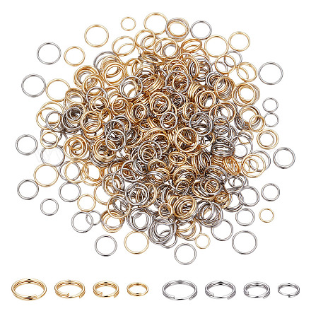 480 шт. 8 стиля разъемных колец из нержавеющей стали 304 STAS-ME0002-62-1