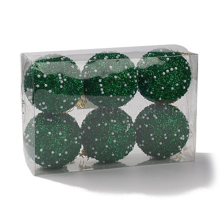 Рождественский шар из пенопласта и пластиковой имитации жемчужной подвески FIND-G056-01A-1