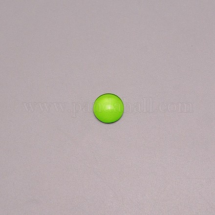 Glas cabochons&nbsp;LS-GGLA-WH0001-10F-1