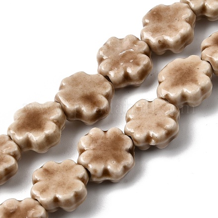 Фарфора ручной работы бисер нитей PORC-K010-05E-1