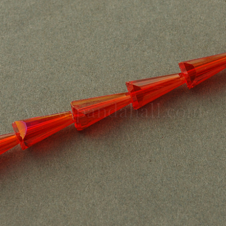 Electroplate Glass Beads Strands EGLA-Q033-7-1