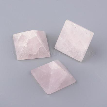 Натуральный розовый кварц украшения G-Q481-82B-1