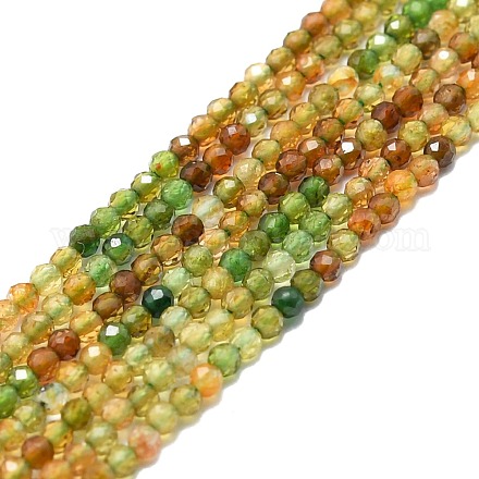 Chapelets de perles en tourmaline naturelle G-P457-A01-14D-1