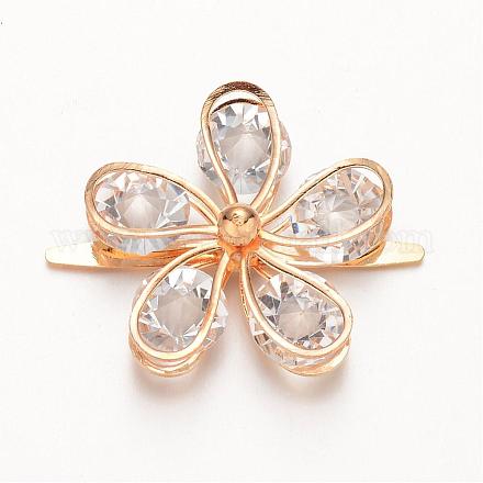 Flower Rack Plating Iron Shoes Buckle Clips IFIN-F132-01-1