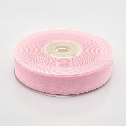 Polyester Velvet Ribbon for Gift Packing and Festival Decoration SRIB-M001-23mm-123-1