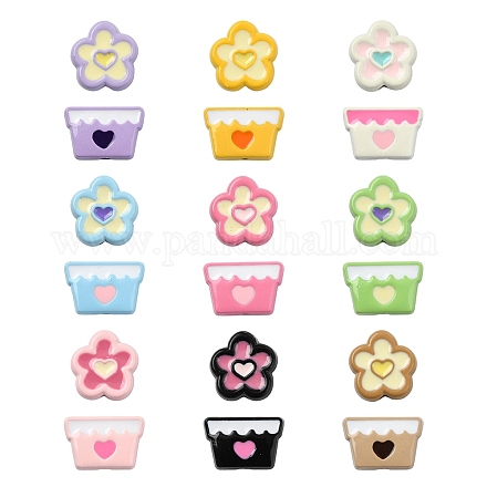 36 шт. 18 стиля бусины из сплава FIND-CJ0004-21-1